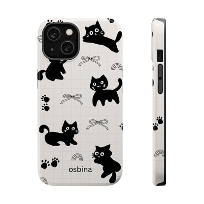 osbina | MagSafe compatible for iPhone | Meow Mode Cat Phone Case | The Season Collective