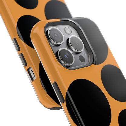 osbina | MagSafe Compatible for iPhone | The Bubble Statement Case in Orange + Black | The Season Collective