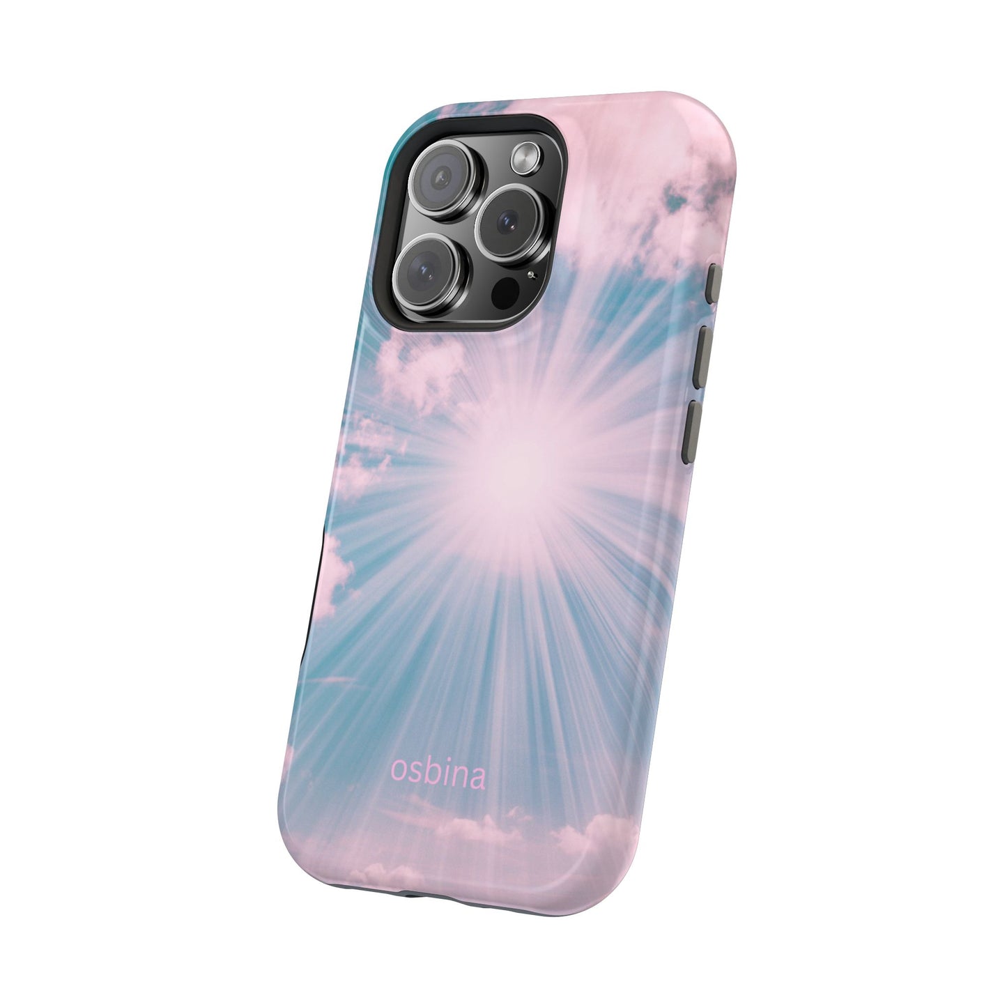 osbina | MagSafe compatible for iPhone | The Sunburst Skies Case | YAYOU Collection Supporting Shine Like Sable