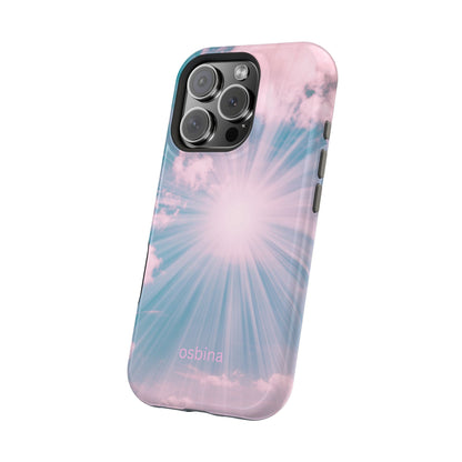 osbina | MagSafe compatible for iPhone | The Sunburst Skies Case | YAYOU Collection Supporting Shine Like Sable