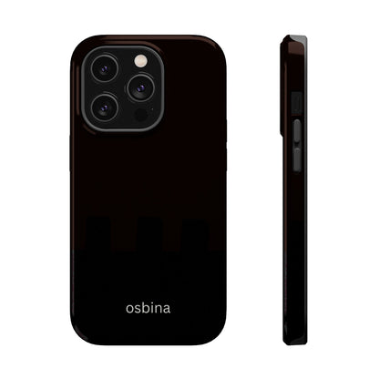 osbina | MagSafe compatible for iPhone | The Onyx Phone Case | Modern Man Collection