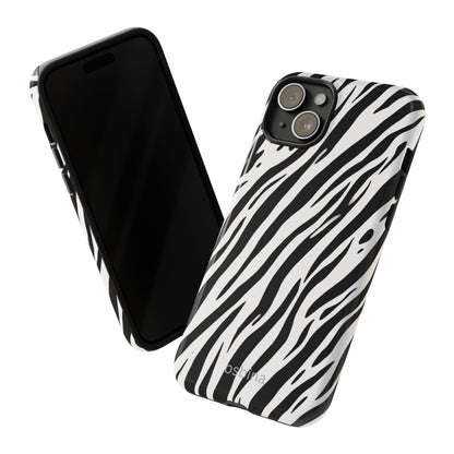 osbina | The Bengal Bold Stripe Case in White + Black | The Season Collective