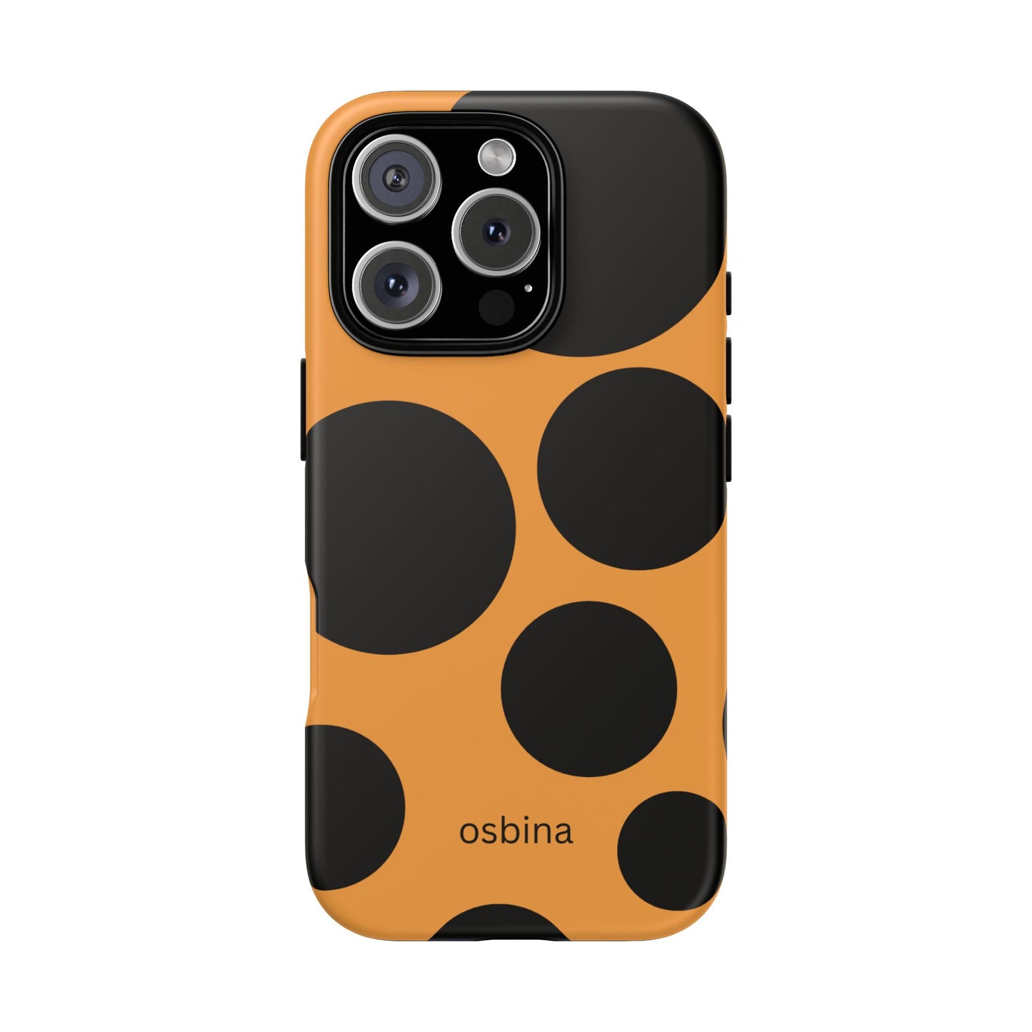 osbina | The Bubble Statement Case in Orange + Black | The Season Collective