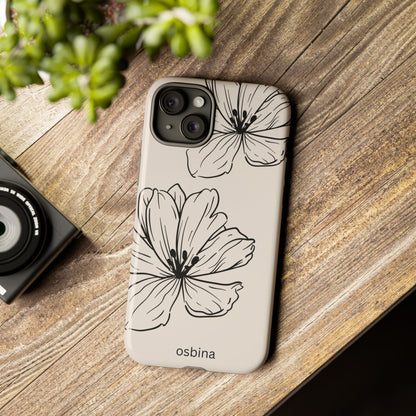 osbina | Poppy Whisper Phone Case | Modern Muse Collection