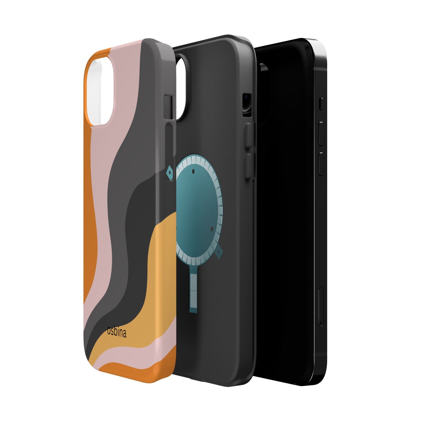 osbina | MagSafe Compatible for iPhone | The Case That Says “Fall, But Make It Fashion” | Retro Swirl Edition | The Season Collective