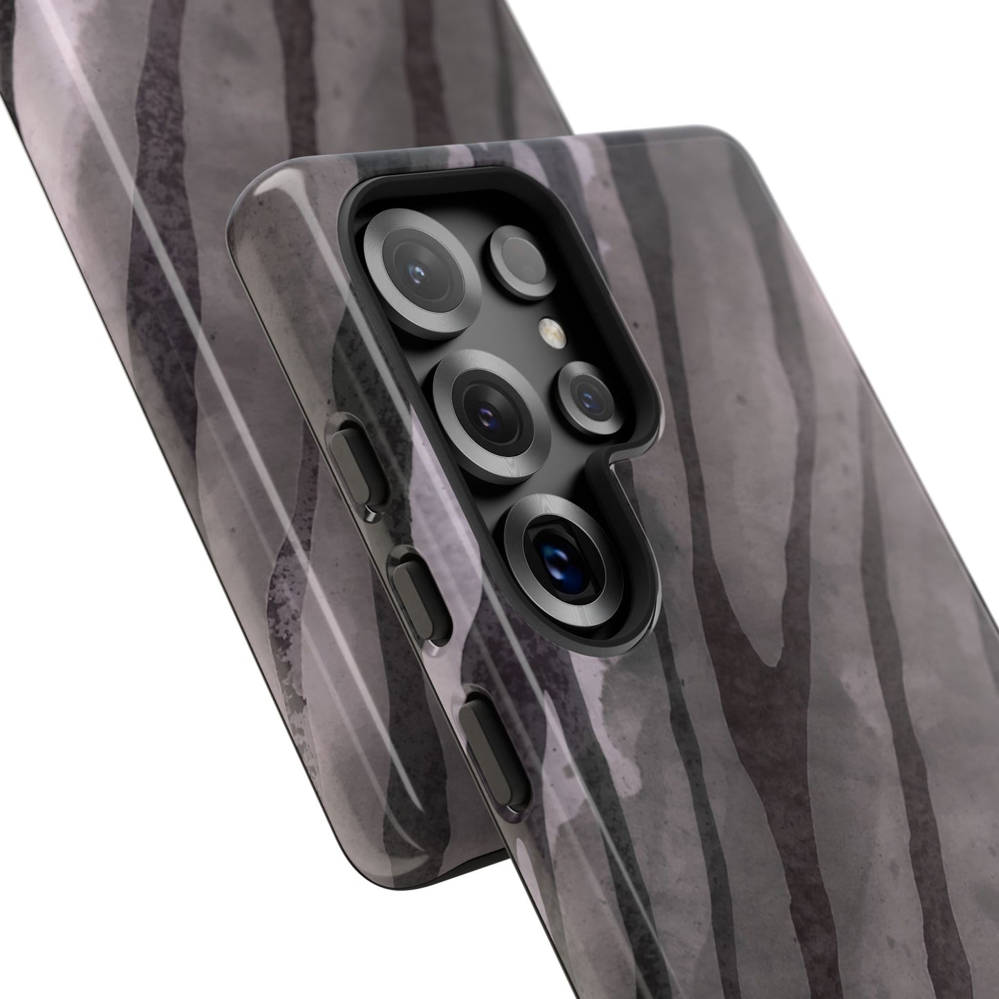 osbina | Stripes on Point — The Muted Gray + Black Tiger Case | The Season Collective