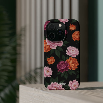 osbina | MagSafe | Peony Noir, Designer Case | The Aspen Collection