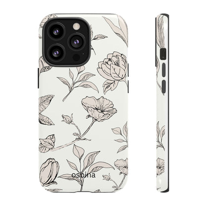 osbina | Silhouette Bloom Phone Case | Modern Muse Collection