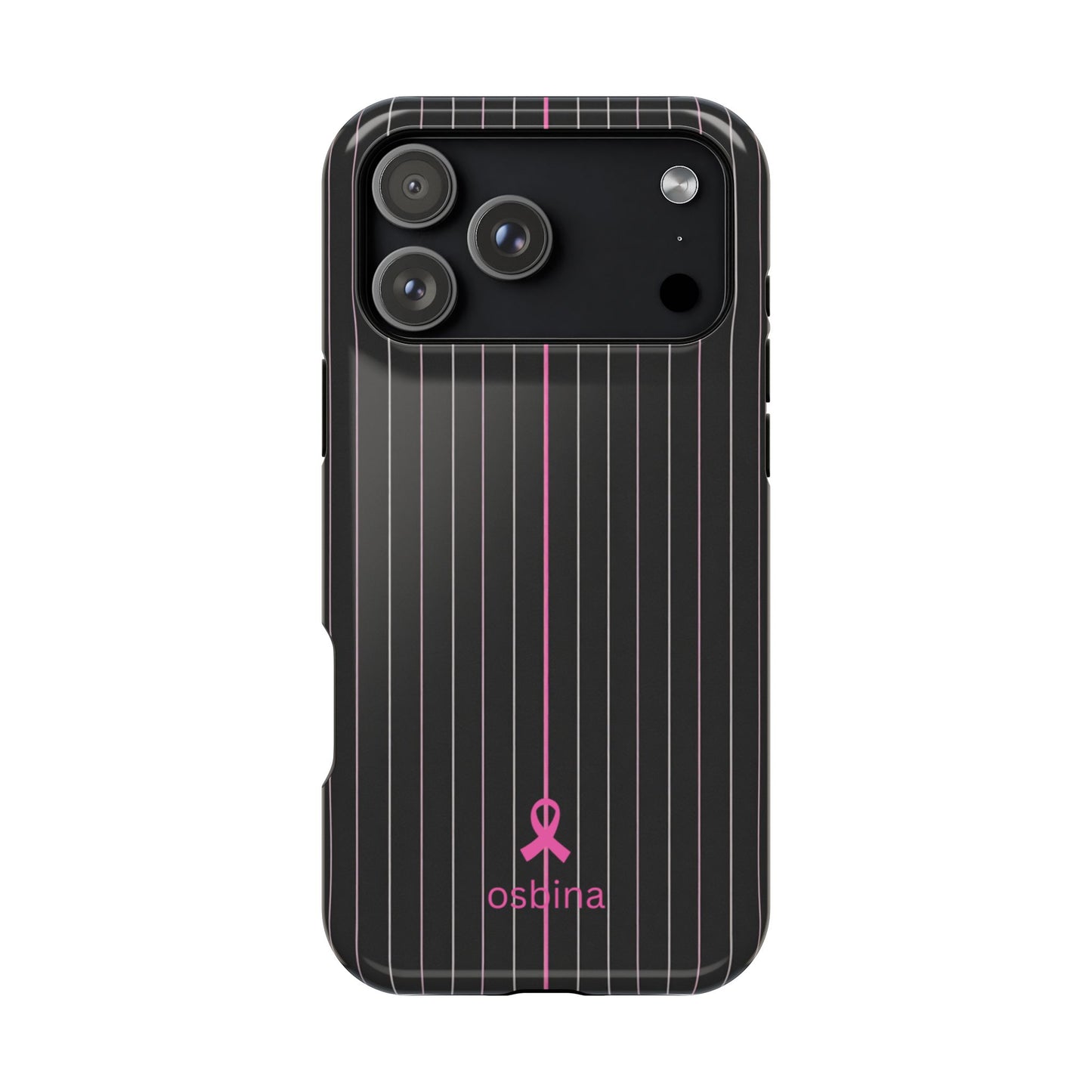 YAYOU MagSafe for iPhone | The Pink Pinstripe Designer Case | osbina