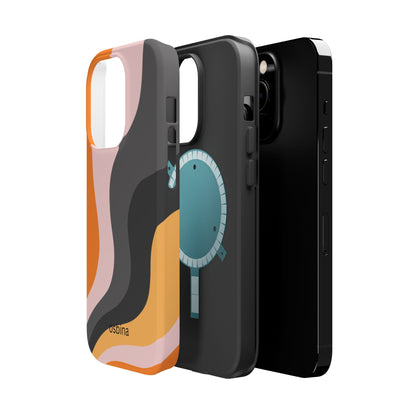 osbina | MagSafe Compatible for iPhone | The Case That Says “Fall, But Make It Fashion” | Retro Swirl Edition | The Season Collective