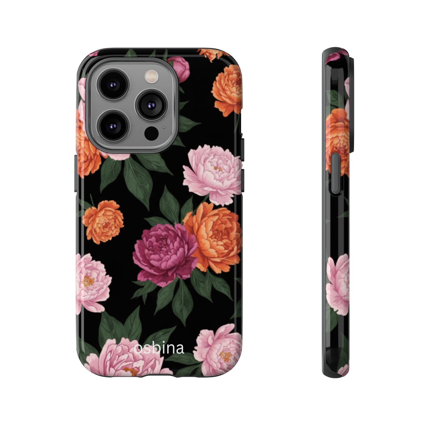 osbina | Peony Noir, Designer Case | The Aspen Collection