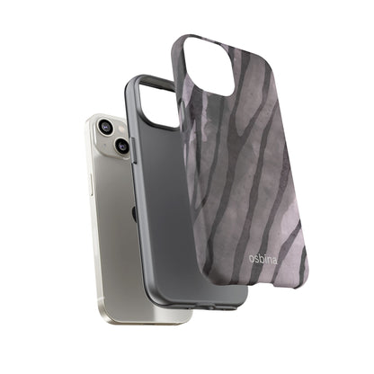 osbina | Stripes on Point — The Muted Gray + Black Tiger Case | The Season Collective