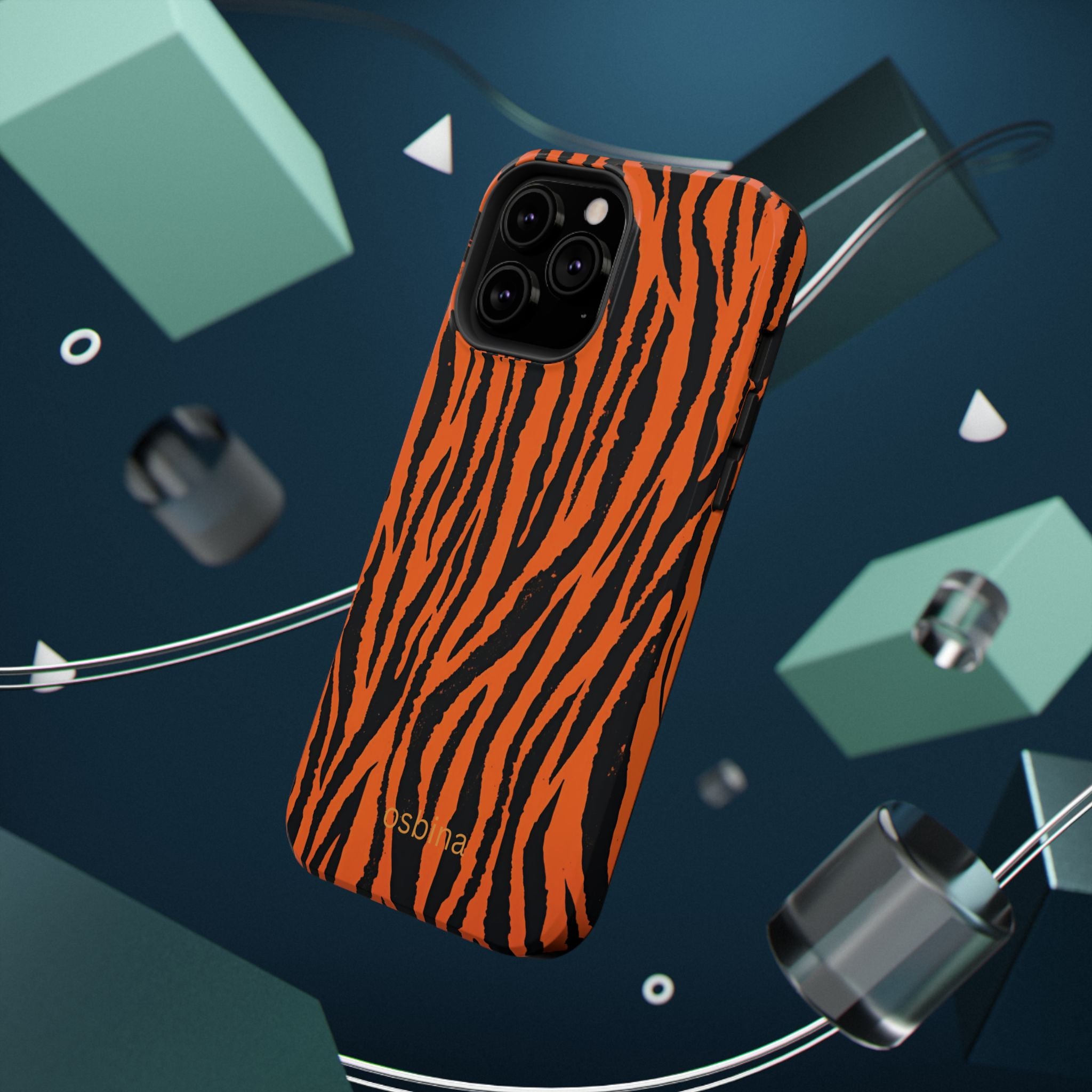 osbina | Tiger, But Make It Chic — The Bengal Stripe Case in Orange + Black | The Season Collective