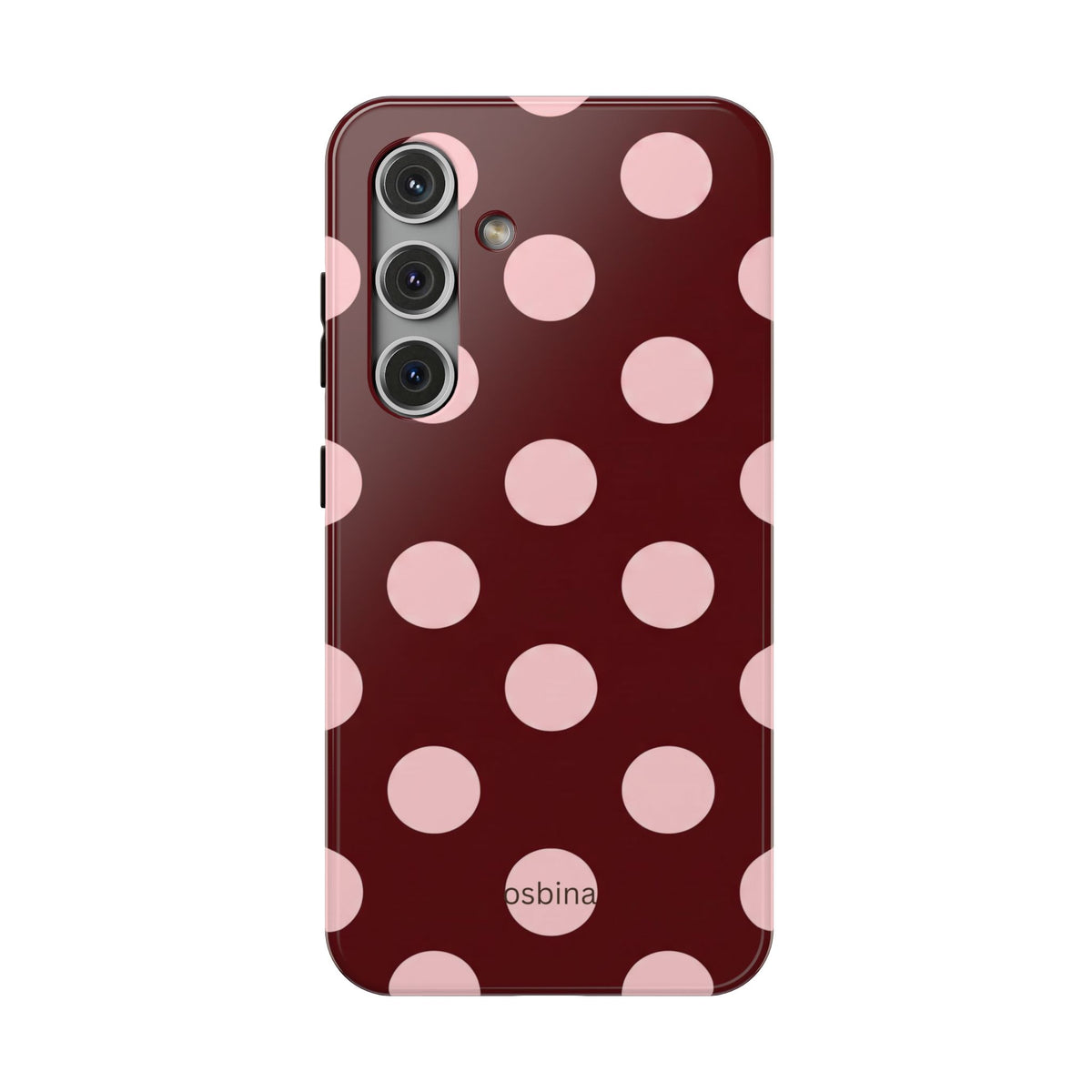 osbina | Oxblood Dot Designer Case