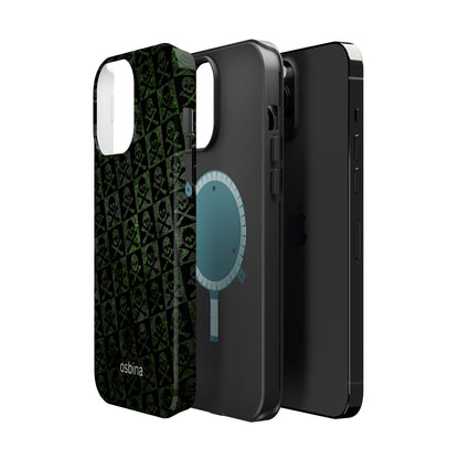 osbina | MagSafe compatible for iPhone | Skull & Crossbones Phone Case | Season Collective Collection