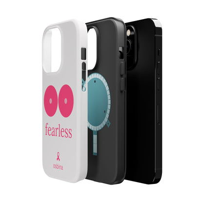 osbina |  MagSafe compatible for iPhone | Limited Edition The Fearless Tatas Case in Light Pink + Soft Pink + Hot Pink | The Pink October Collection | Inspired By