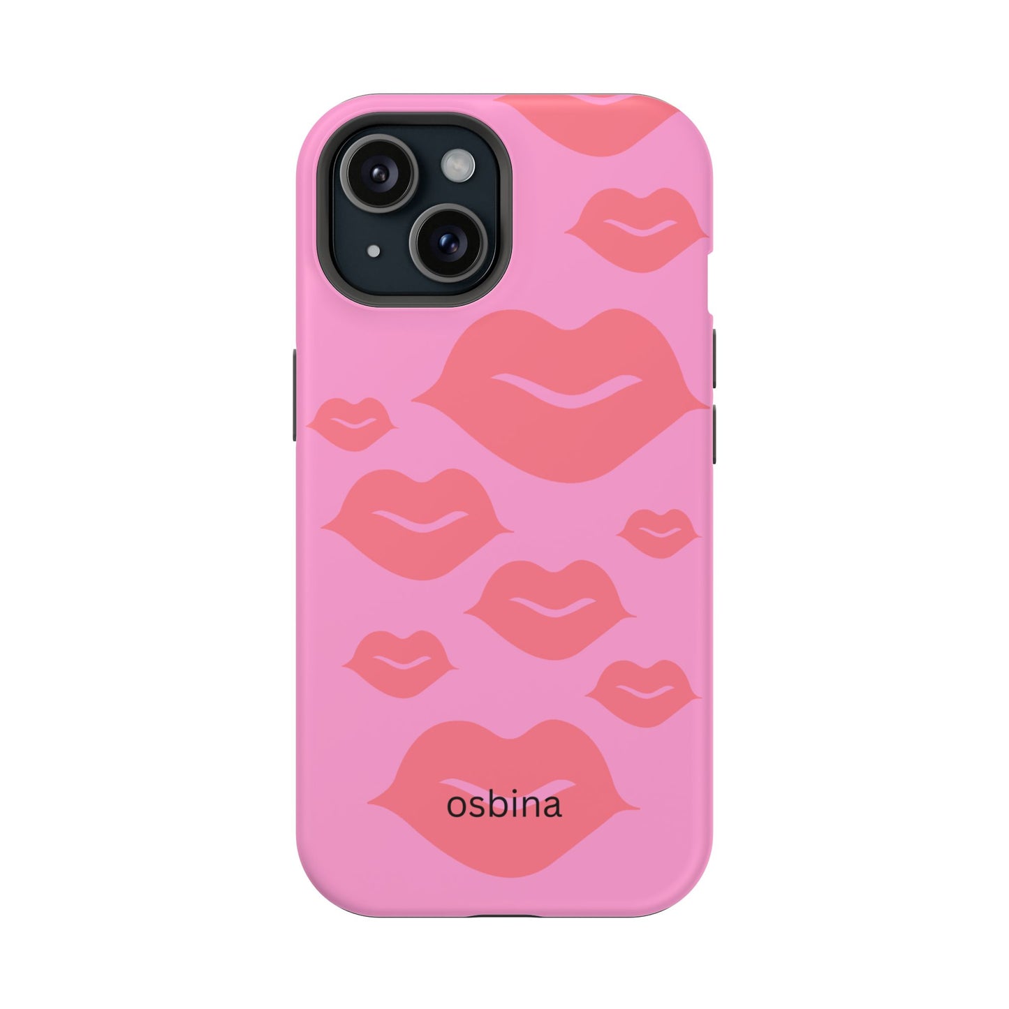 osbina | MagSafe compatible for iPhone | Besos Hot Lips Phone Case | Modern Muse Collection