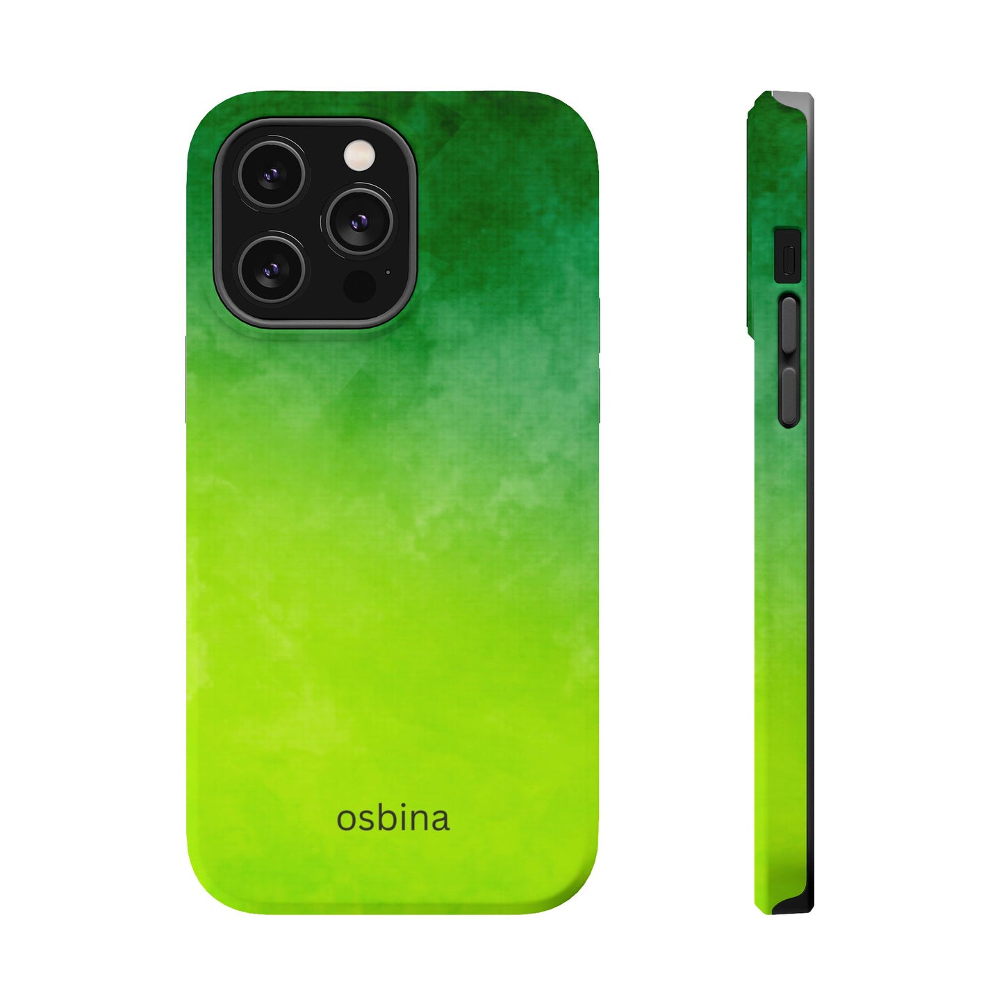 osbina | MagSafe compatible for iPhone | The Verde Glow Phone Case | Color Edit Collection