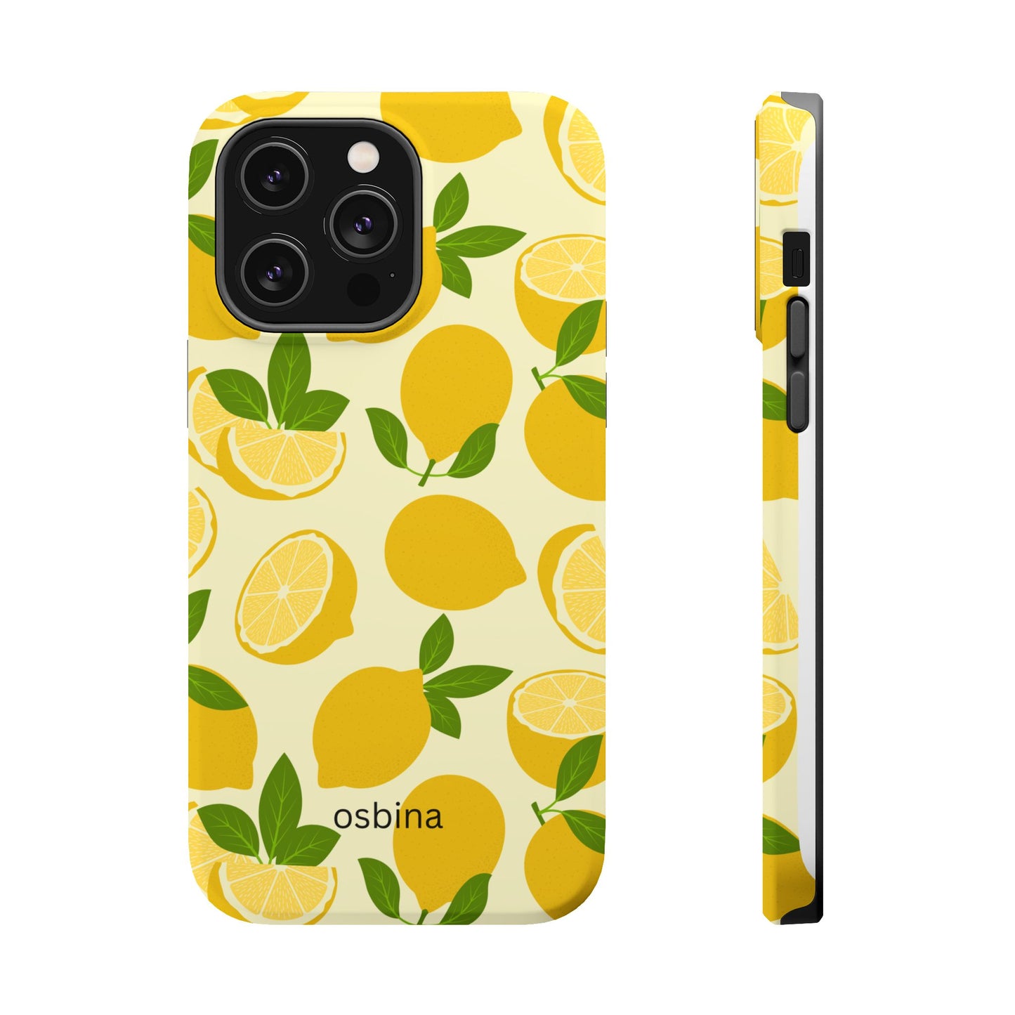 osbina | MagSafe compatible for iPhone | Limoncello Lemon Phone Case | Modern Muse Collection