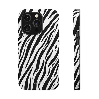 osbina | MagSafe Compatible for iPhone | The Bengal Bold Stripe Case in White + Black | The Season Collective