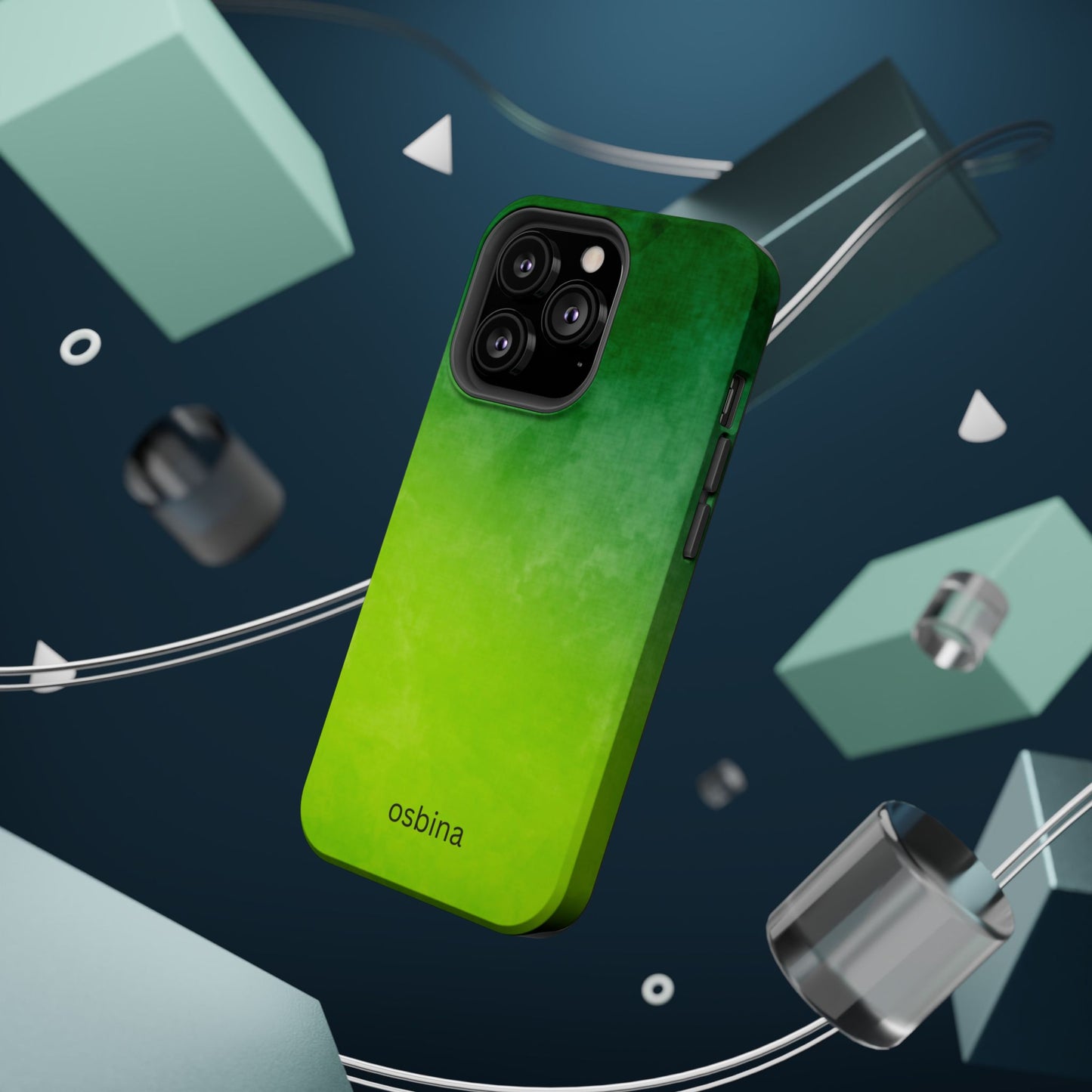 osbina | MagSafe compatible for iPhone | The Verde Glow Phone Case | Color Edit Collection
