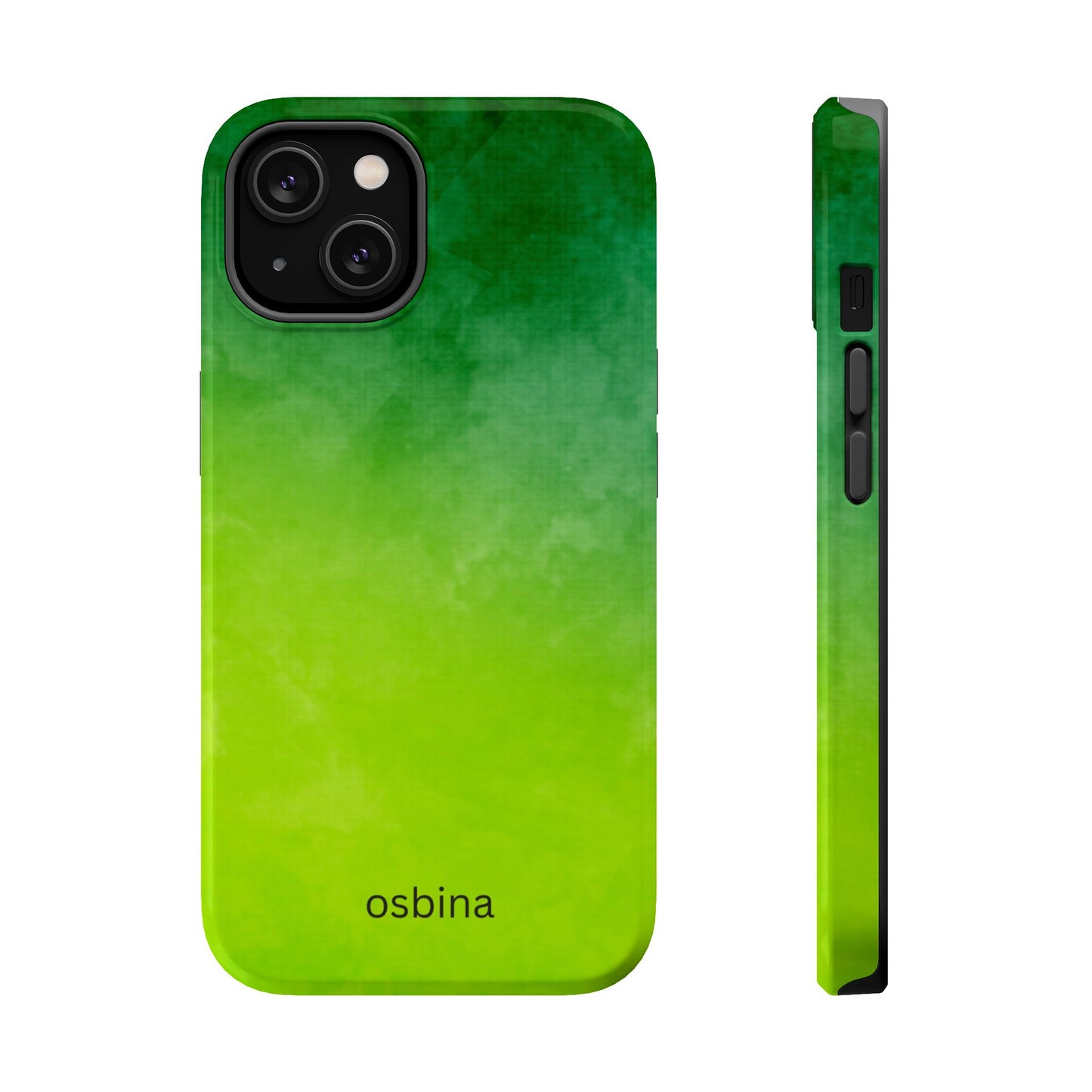 osbina | MagSafe compatible for iPhone | The Verde Glow Phone Case | Color Edit Collection