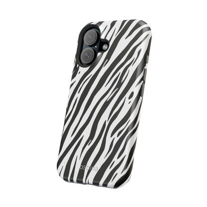 osbina | MagSafe Compatible for iPhone | The Bengal Bold Stripe Case in White + Black | The Season Collective