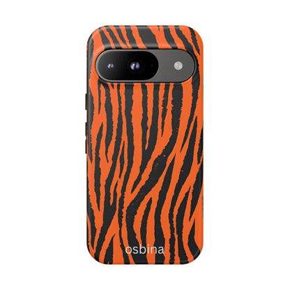 osbina | Tiger, But Make It Chic — The Bengal Stripe Case in Orange + Black | The Season Collective