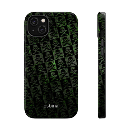 osbina | MagSafe compatible for iPhone | Skull & Crossbones Phone Case | Season Collective Collection