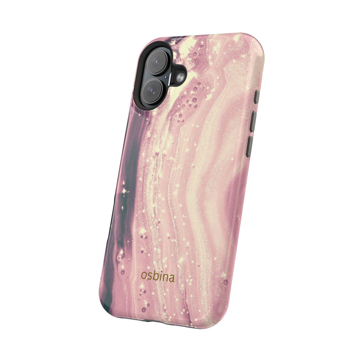 osbina | MagSafe compatible for iPhone | The Amethyst Glow Phone Case | Modern Muse Collection