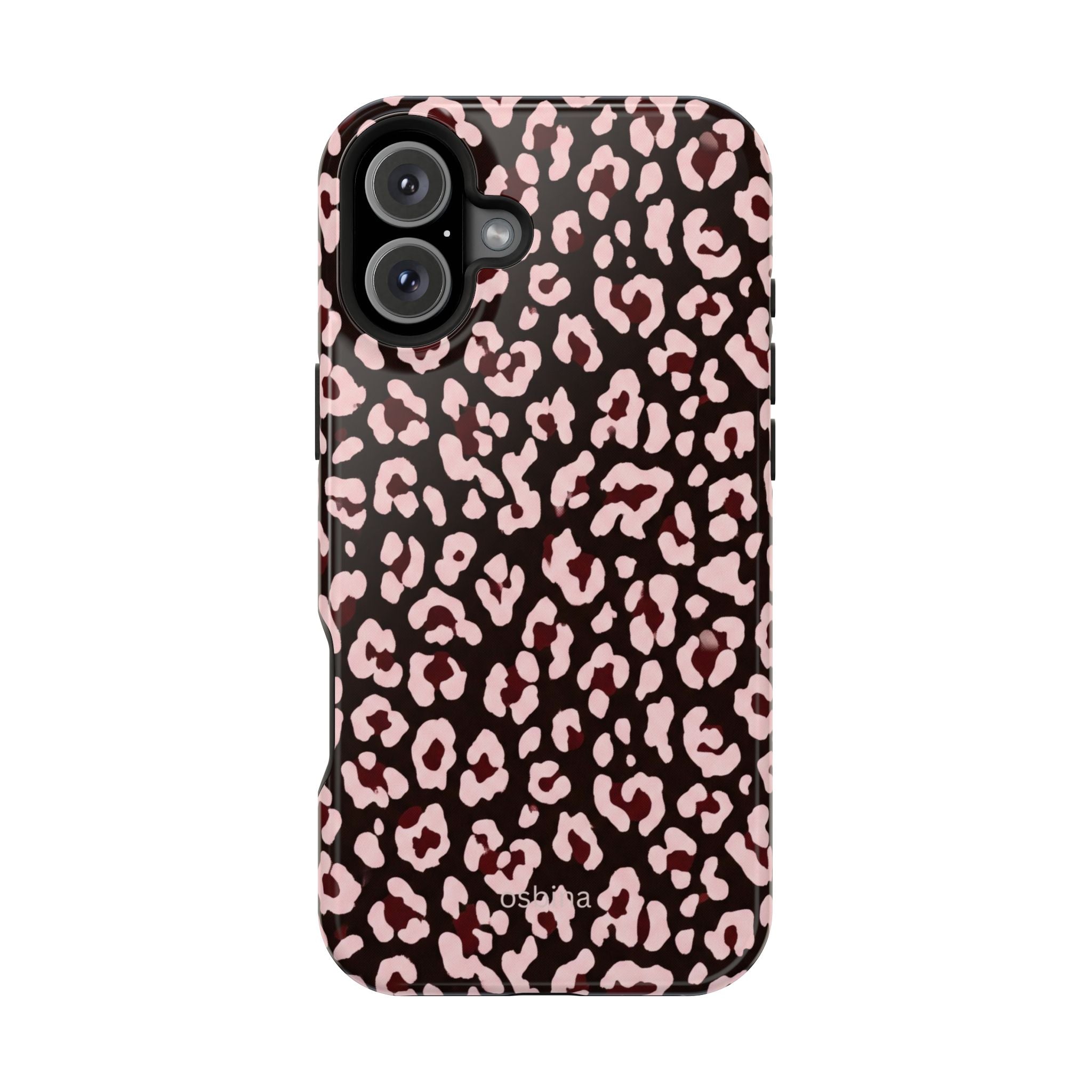osbina | MagSafe | Chocolate Pink Leopard Designer Case