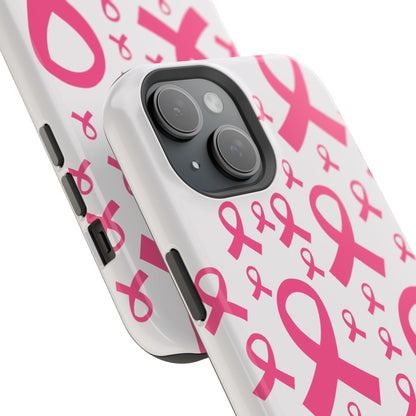 osbina |  MagSafe compatible for iPhone | Limited Edition Strength in Ribbons Case in Light Pink + Soft Pink + Hot Pink | The Pink October Collection | Inspired By