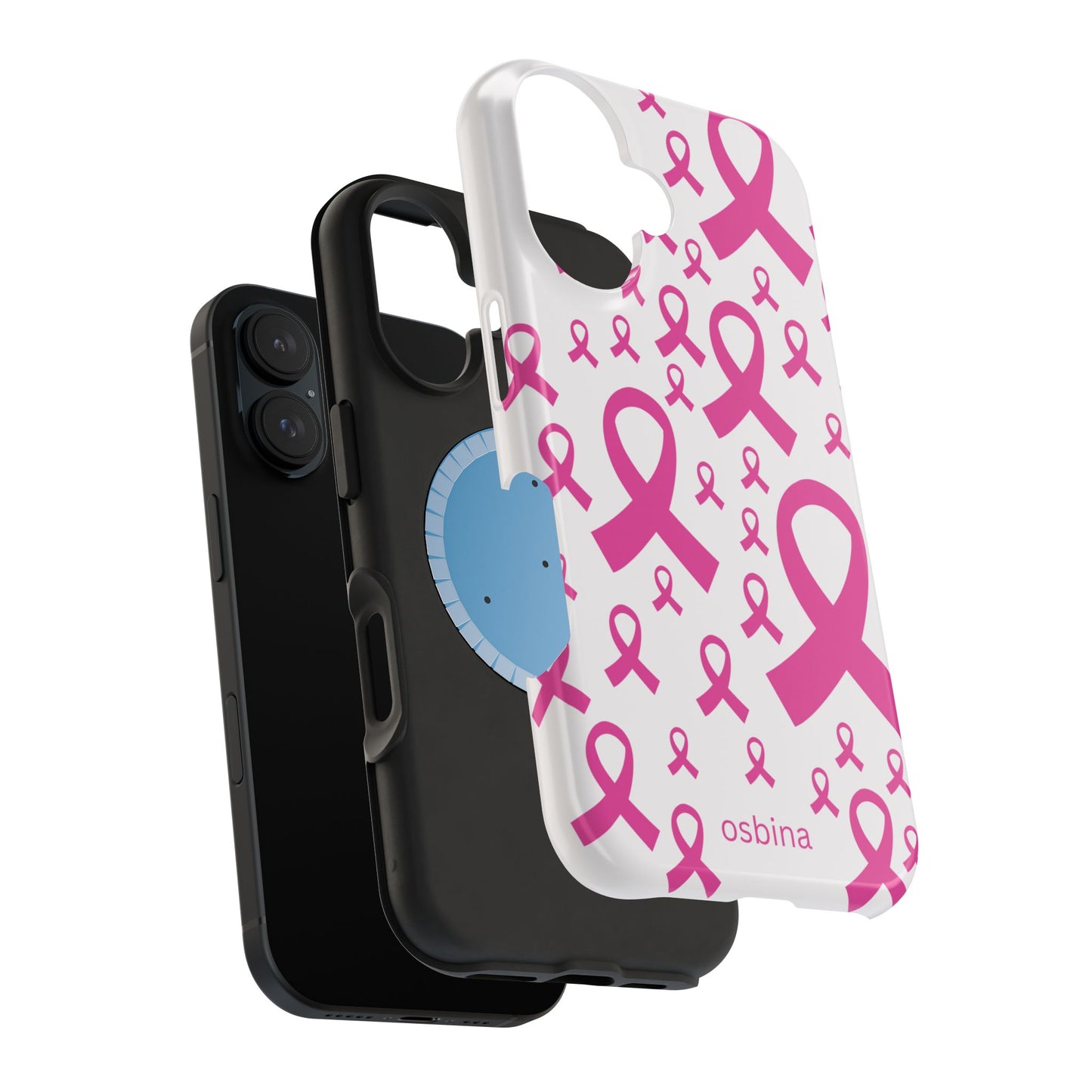 YAYOU MagSafe for iPhone | Strength in Ribbons Designer Case | osbina