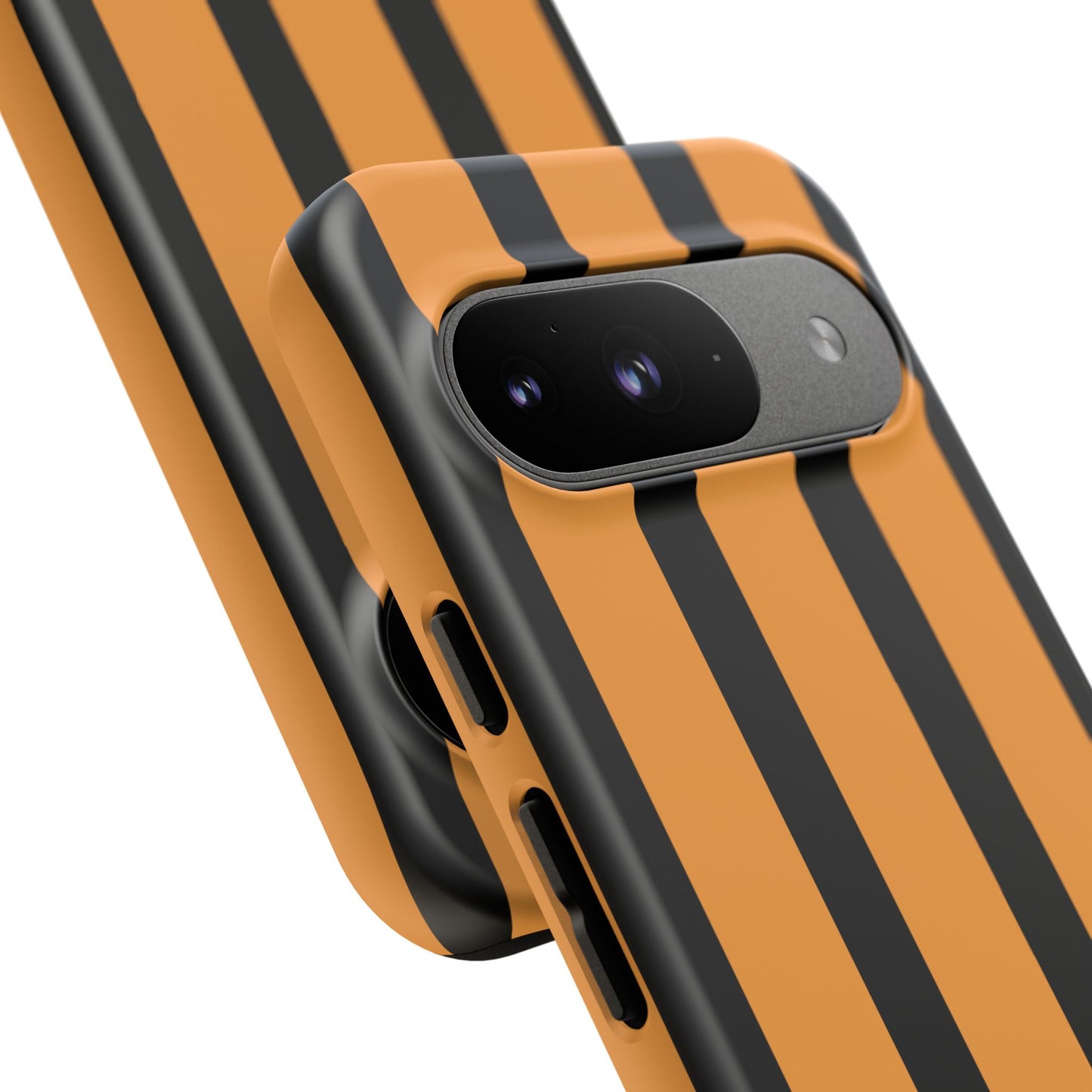 osbina | The Statement Stripe Case in Black + Orange | The Season Collective