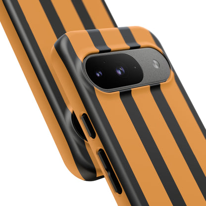 osbina | The Statement Stripe Case in Black + Orange | The Season Collective