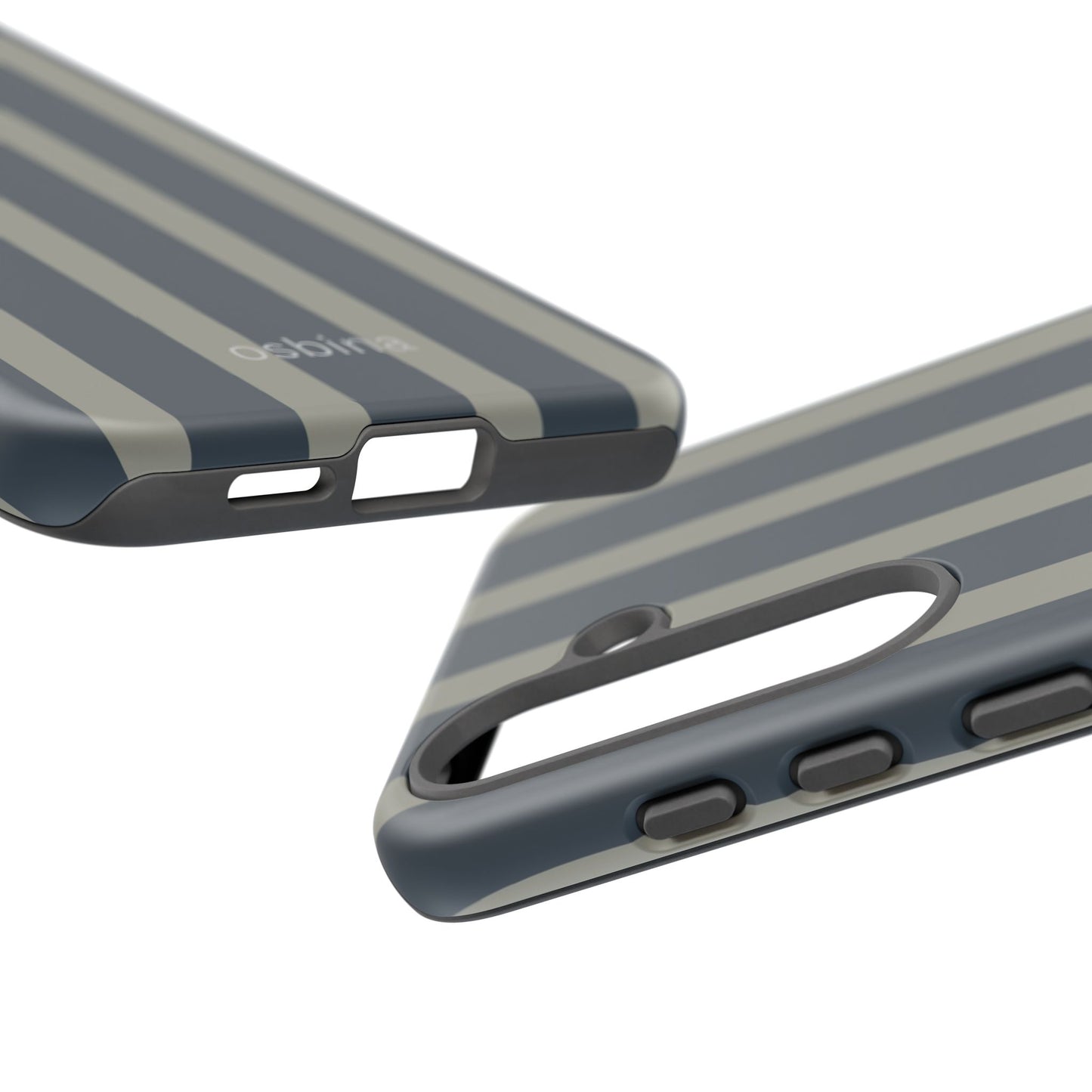 osbina | Grayhaven Navy & Gray Sophisticated Phone Case | Modern Muse Collection
