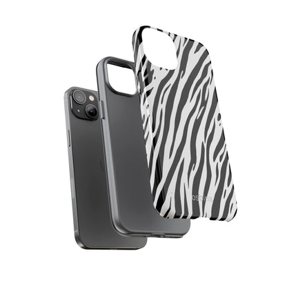osbina | The Bengal Bold Stripe Case in White + Black | The Season Collective