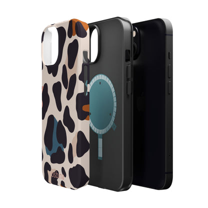 osbina | MagSafe compatible for iPhone | Leopard Luxe Color Pop Leopard Print Phone Case | Modern Muse Collection