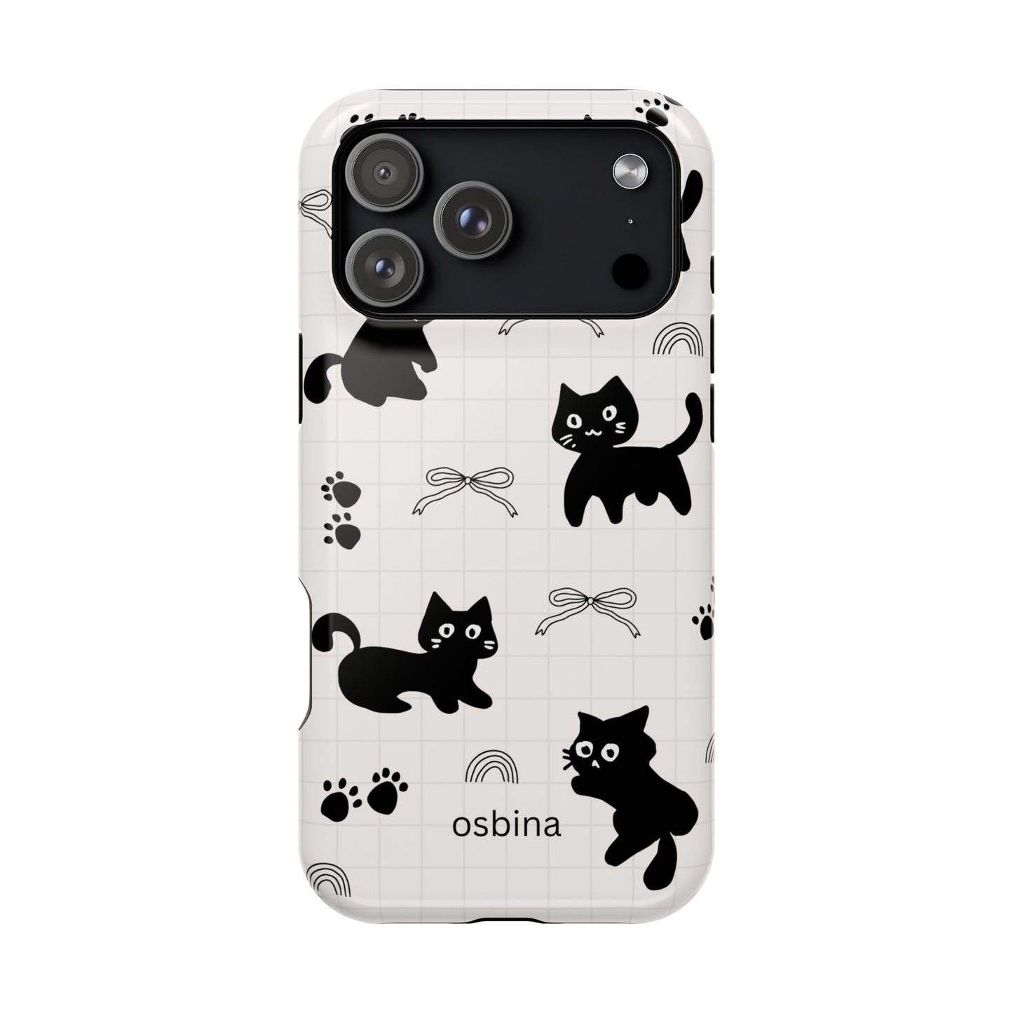 osbina | MagSafe compatible for iPhone | Meow Mode Cat Phone Case | The Season Collective