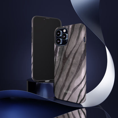 osbina | Stripes on Point — The Muted Gray + Black Tiger Case | The Season Collective
