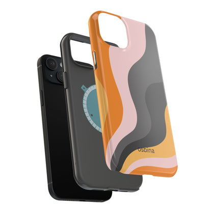 osbina | MagSafe Compatible for iPhone | The Case That Says “Fall, But Make It Fashion” | Retro Swirl Edition | The Season Collective