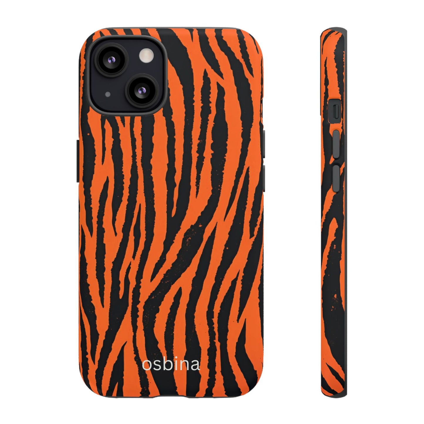 osbina | Tiger, But Make It Chic — The Bengal Stripe Case in Orange + Black | The Season Collective