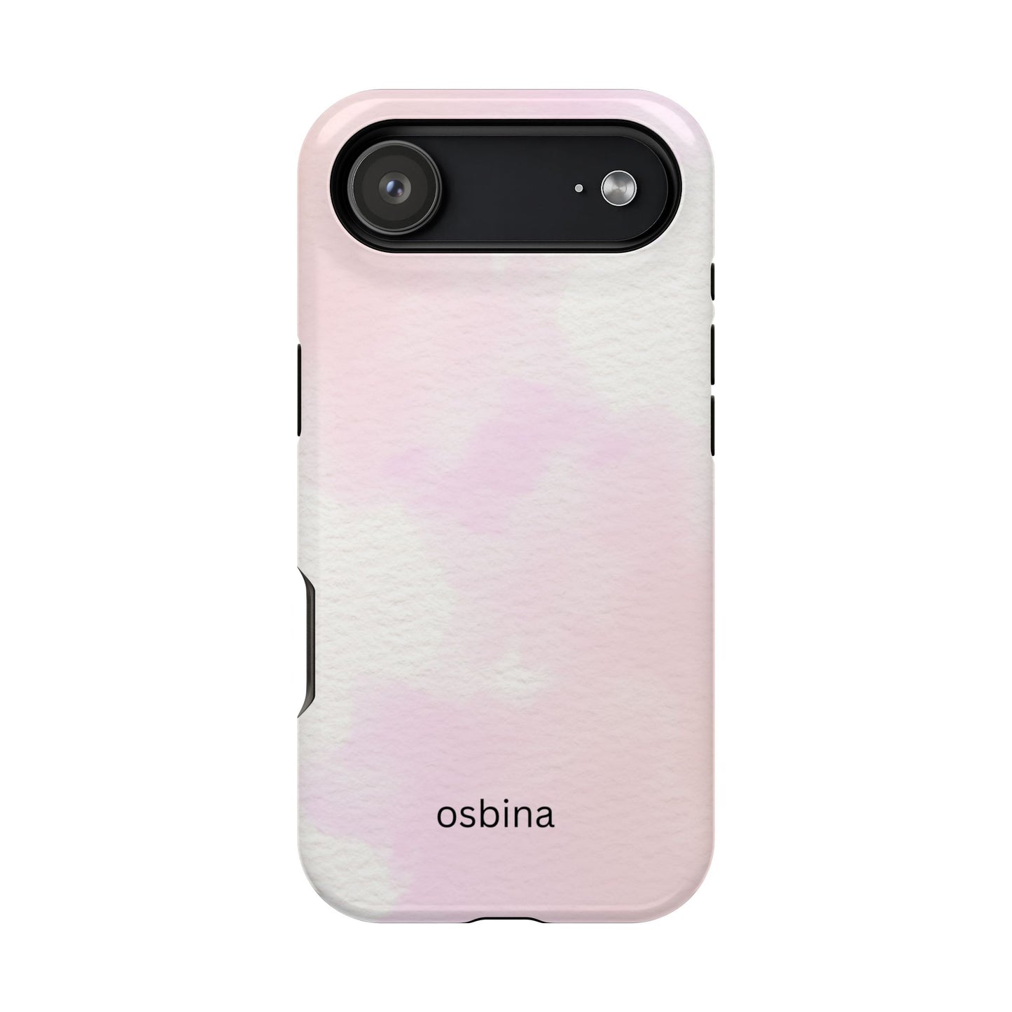 osbina | MagSafe compatible for iPhone | Pink Cotton Cloud Phone Case | Modern Muse Collection