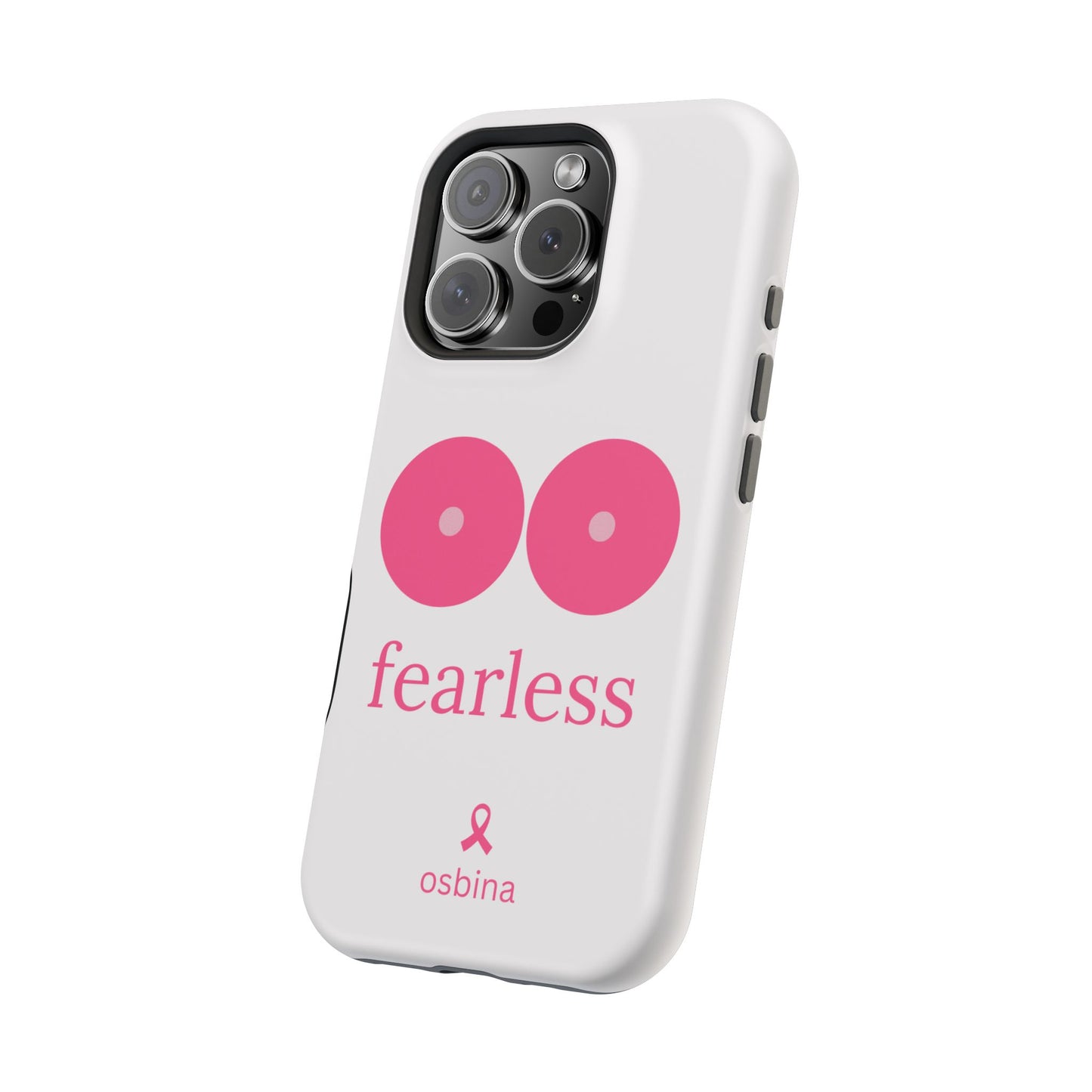 osbina |  MagSafe compatible for iPhone | Limited Edition The Fearless Tatas Case in Light Pink + Soft Pink + Hot Pink | The Pink October Collection | Inspired By