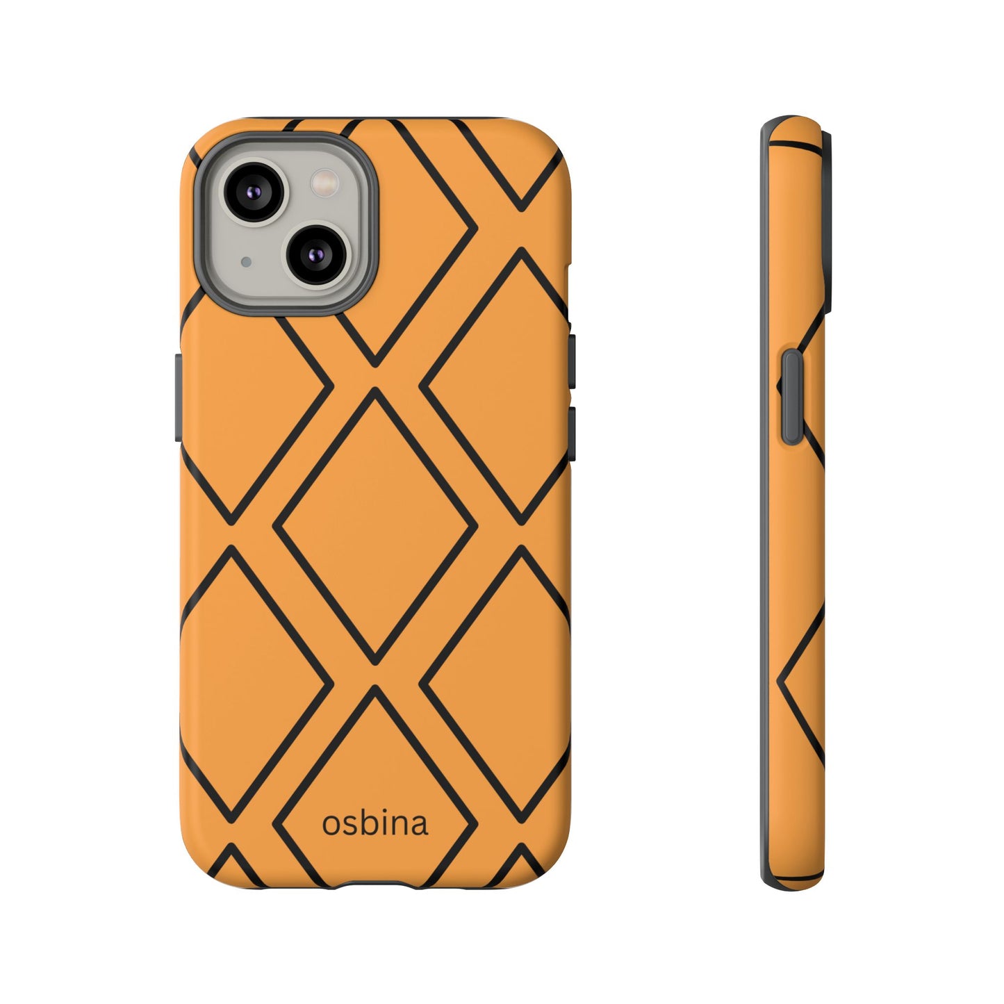 osbina | Diamonds Are Your Phone’s Best Friend — The Orange + Black Diamond Case | The Season Collective