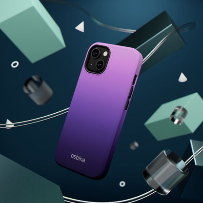 osbina | MagSafe compatible for iPhone | The Violet Haze Phone Case | Color Edit Collection