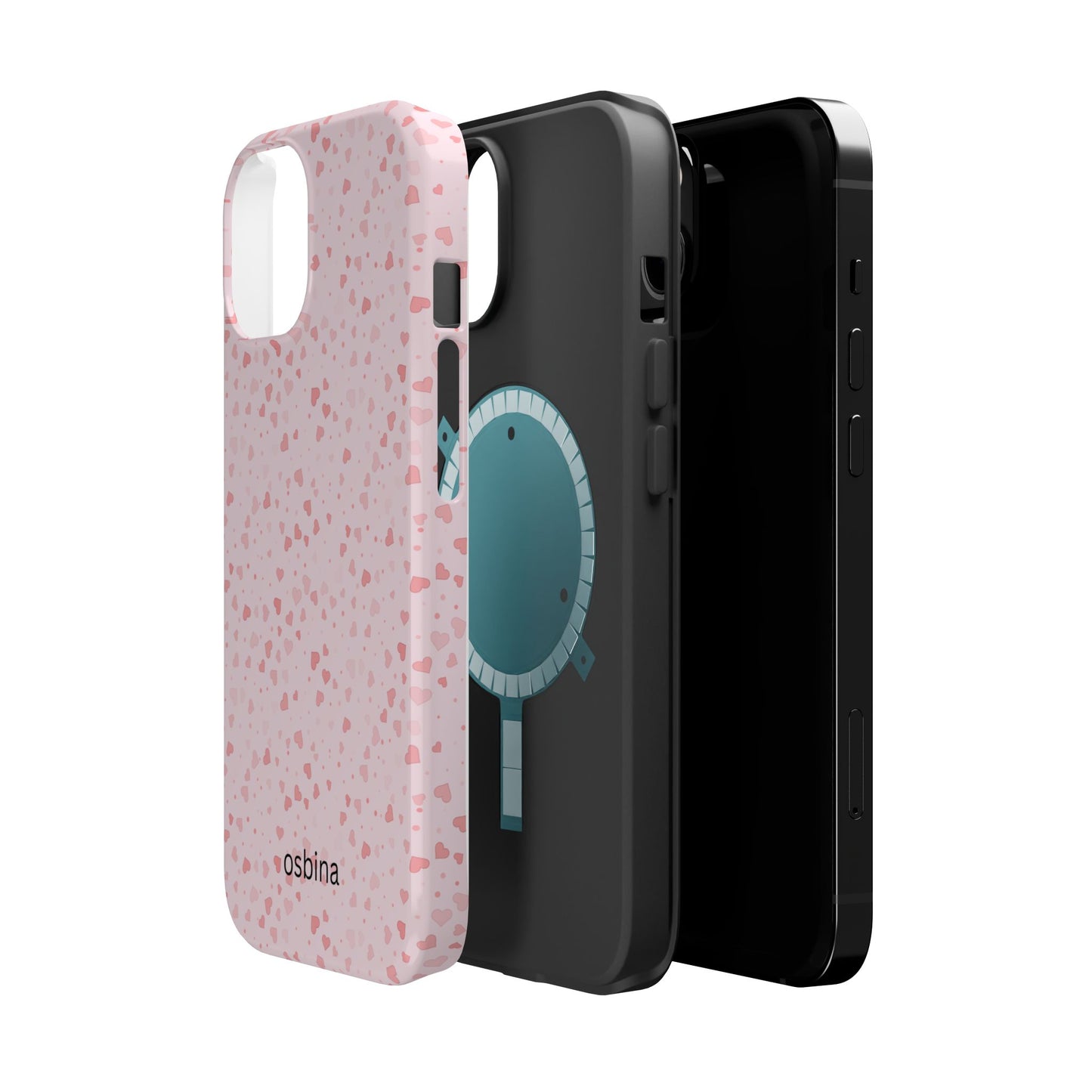 osbina | MagSafe compatible for iPhone | Pure Affection Sweethearts  Phone Case | Modern Muse Collection