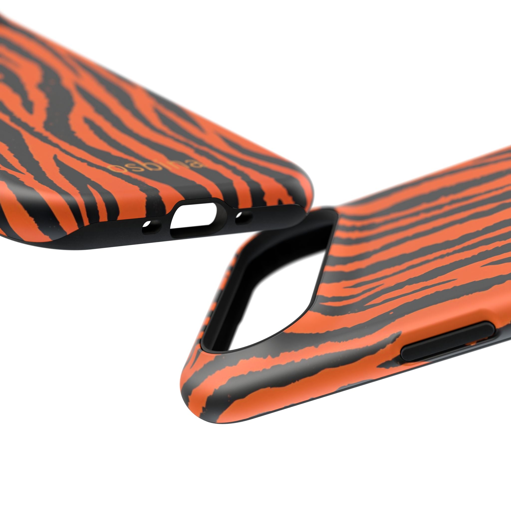 osbina | Tiger, But Make It Chic — The Bengal Stripe Case in Orange + Black | The Season Collective