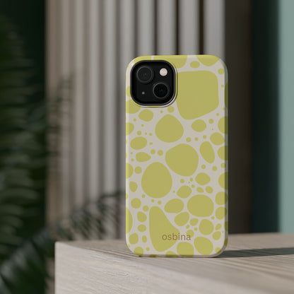 osbina | MagSafe compatible for iPhone | The Chartreuse Mirage Phone Case | Color Edit Collection