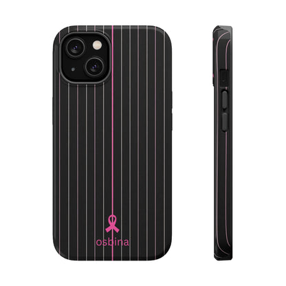 YAYOU The Pink Pinstripe Designer Case | osbina